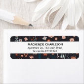 skandinavische dunkle Blume (Insitu)