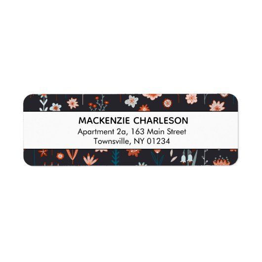 skandinavische dunkle Blume (Vorne)