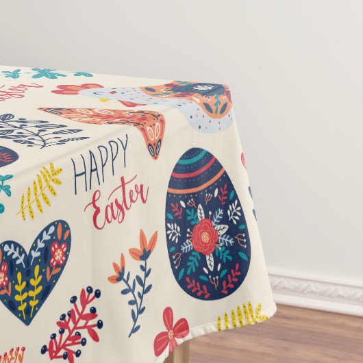 Skandinavische Eier Chicks Blumengarten Ostern Tischdecke (Beispiel)
