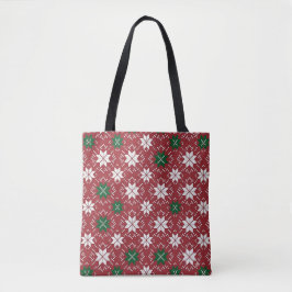 Skandinavische Fair Isle Weihnachtsedition 1 Tasche