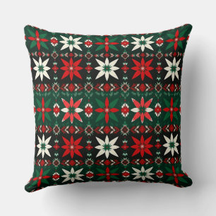 Skandinavische Fair Isle Weihnachtsedition 3 Kissen
