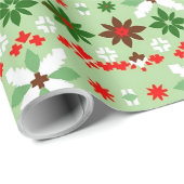 Skandinavische Fair Isle Weihnachtsedition 4 Geschenkpapier (Rolleneckpunkt)