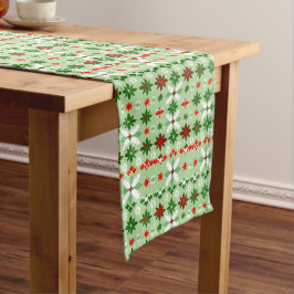 Skandinavische Fair Isle Weihnachtsedition 4 Mittelgroßer Tischläufer