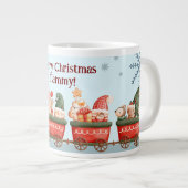 Skandinavische Feriendekoration & Geschenke Jumbo-Tasse (Vorderseite Rechts)