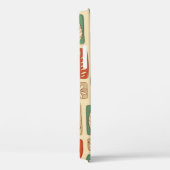 Skandinavische Fliesen mit abstrakten Blätter . P Case-Mate iPhone Hülle (Rückseite / Rechts)