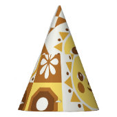 Skandinavische Flora: Abstrakte Vintage Karte. Partyhütchen (Links)