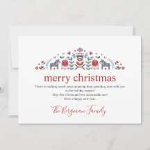 Skandinavische Folk Art Dala Foto Weihnachten