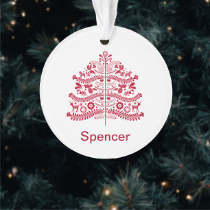 Skandinavische Folk Kunst Nordic Christmas Tree Ornament