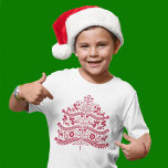 Skandinavische Folk Kunst Nordic Christmas Tree T-Shirt<br><div class="desc">Liebe Sie das traditionelle skandinavische Weihnachtsambiente im Volkskunststil? Es ist ein skurriler, charmanter Stil, der so gemütlich aussieht! Dieser kleine Weihnachtsbaum fügt sicher genau die richtige Touch zu Ihrem Urlaub hinzu. Liebe Sie das traditionelle skandinavische Weihnachtsambiente im Volkskunststil? Es ist ein skurriler, charmanter Stil, der so gemütlich aussieht! Dieser kleine...</div>