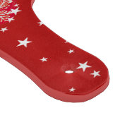 Skandinavische Folk Santa Claus Paddle Form Schneidebrett (Ecke)