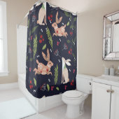 Skandinavische Folklore Duschvorhang (Beispiel)