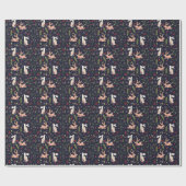 Skandinavische Folklore Geschenkpapier (Flach)