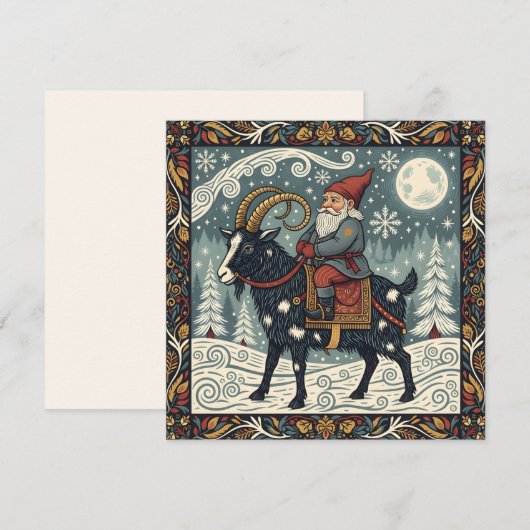 Skandinavische Folklore Tomte (Vorne/Hinten)