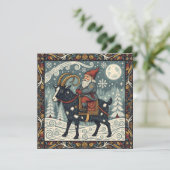 Skandinavische Folklore Tomte (Stehend Vorderseite)
