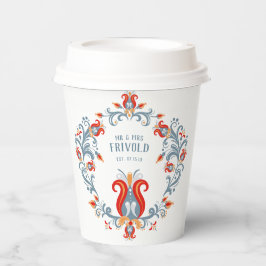 Skandinavische Folkloreproduktion Personalisiert Pappbecher