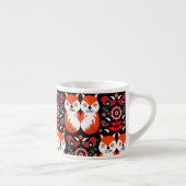 Skandinavische Fox Folk Espressotasse (Rechts)