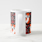 Skandinavische Fox Folk Jumbo-Tasse (Rückseite)