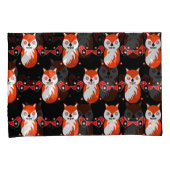 Skandinavische Fox Folk Kissenbezug (Vorderseite-Rechts)