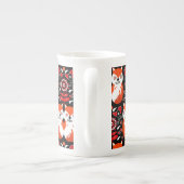 Skandinavische Fox Folk Porzellantasse (Rückseite)