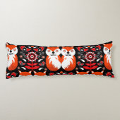 Skandinavische Fox Folk Seitenschläferkissen (Rückseite)