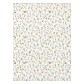 Skandinavische gelbe Blumendecke Tischdecke (Vorderseite)