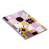 Skandinavische Geometrie: HandGezeichnet Kunstwerk Notizblock (Rechte Seite)