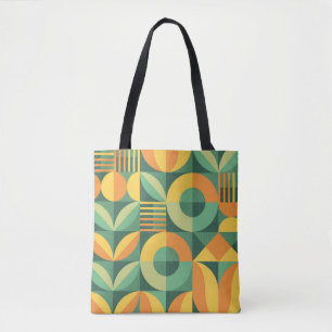 Skandinavische Geometrische Vintage Landwirtschaft Tasche