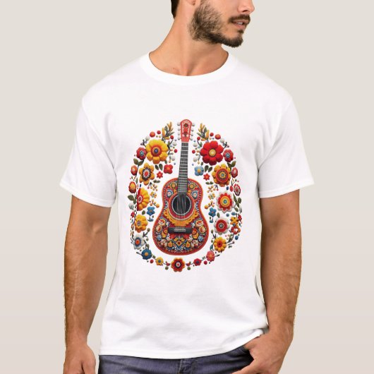 Skandinavische Gitarre: Gitarrist Art T-Shirt