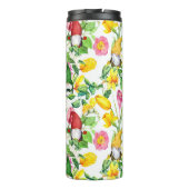 Skandinavische Gnome: Frühlingsblumenfarbe. Thermosbecher (Rückseite)