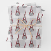 Skandinavische Gnome Weihnachtswrapping Paper Shee Geschenkpapier Set (Beispiel)