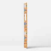 Skandinavische Grenzen: Vintages Textildesign. Case-Mate iPhone Hülle (Rückseite / Rechts)