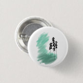 Skandinavische Grünbaumkunst, einfache moderne Min Button (Vorne & Hinten)