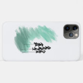 Skandinavische Grünbaumkunst, einfache moderne Min Case-Mate iPhone Hülle (Rückseite (Horizontal))