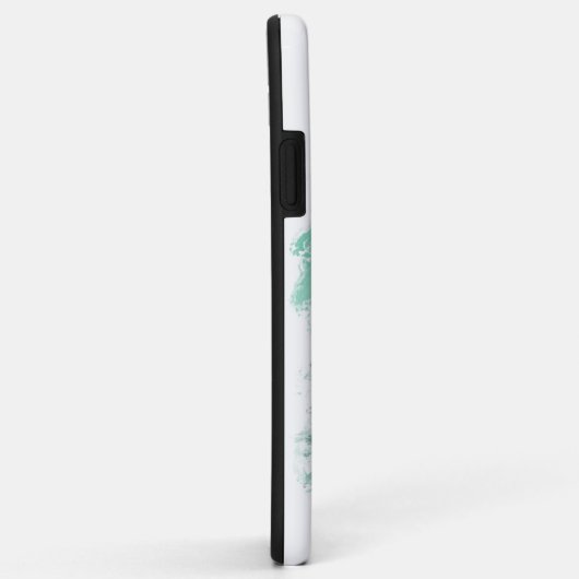 Skandinavische Grünbaumkunst, einfache moderne Min Case-Mate iPhone Hülle (Hinten/Rechts)