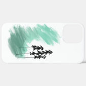 Skandinavische Grünbaumkunst, einfache moderne Min Case-Mate iPhone Hülle (Hinten (horizontal))