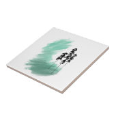 Skandinavische Grünbaumkunst, einfache moderne Min Fliese (Seite)