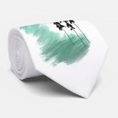 Skandinavische Grünbaumkunst, einfache moderne Min Krawatte (Gerollt)