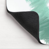 Skandinavische Grünbaumkunst, einfache moderne Min Mousepad (Ecke)