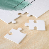 Skandinavische Grünbaumkunst, einfache moderne Min Puzzle (Seite)