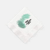 Skandinavische Grünbaumkunst, einfache moderne Min Serviette (Ecke)