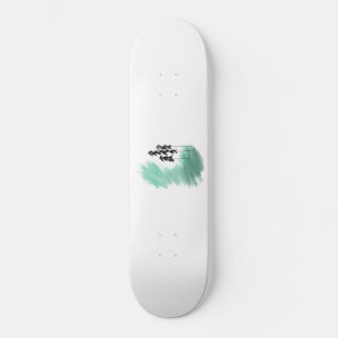 Skandinavische Grünbaumkunst, einfache moderne Min Skateboard