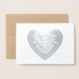 Skandinavische Herzinfarkte Folienkarte