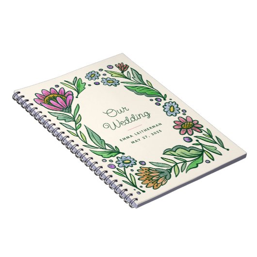 Skandinavische Hochzeitsplanung Notizblock (Rechte Seite)