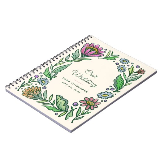 Skandinavische Hochzeitsplanung Notizblock (Linke Seite)