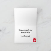 Skandinavische inspirierte Urlaubskarte. bearbeitb Feiertagskarte (Innenseite)