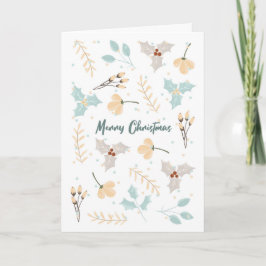 Skandinavische inspirierte Weihnachtskarte. Hygge  Feiertagskarte