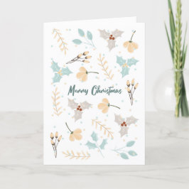 Skandinavische inspirierte Weihnachtskarte. Hygge Feiertagskarte