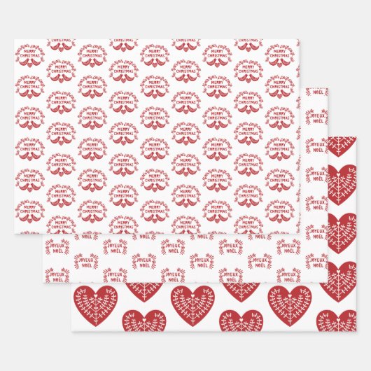 skandinavische Koordinationsblätter für Umschlagpa Geschenkpapier Set (Set)