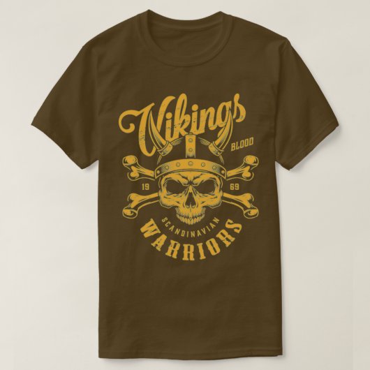 skandinavische Krieger T-Shirt (Design vorne)