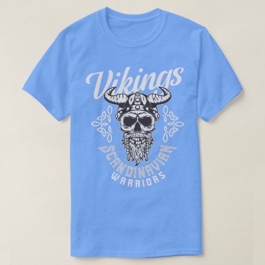 Skandinavische Krieger Wikings T-Shirt (Design vorne)